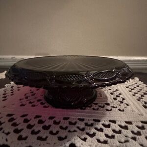 Vintage Avon 1876 Cape Cod Ruby Red Cake Stand Perfect for Valentine's Day!!!!♥️